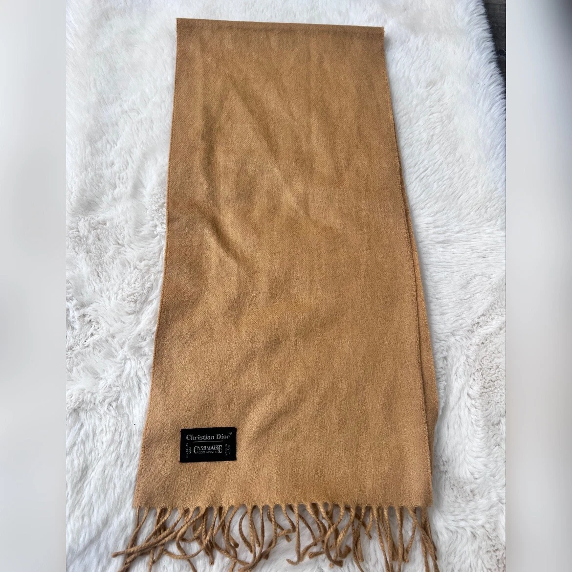 Écharpe bronzée Christian Dior NEUVE