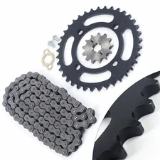 420 Chain + Front Rear Sprocket Fit 110cc 125cc Dirt Pit Bike Chinese ATV Taotao