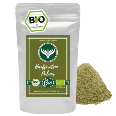 BIO Hanfprotein Pulver | Hanfprotein gemahlen | vegane Eiweißquelle (250g) - Bild 1 von 4