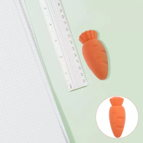 20x Kreative Radiergummis Mini Karottenform Kinder Bleistift Radierer Malen Zeichnen Werkzeug - Bild 3 von 13