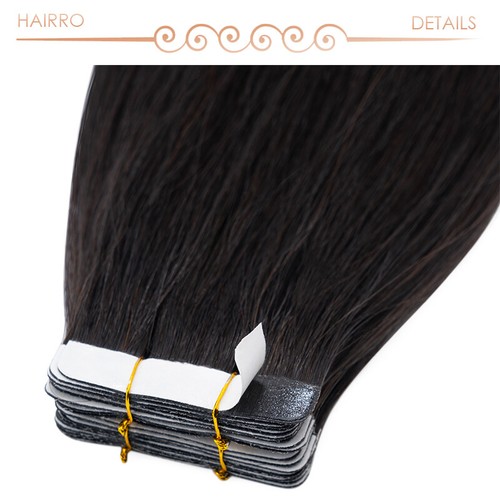 Tape In 100% Real Human Hair Extensions Skin Wefts 9A Thick Double Drawn Seamles - Picture 17 of 56