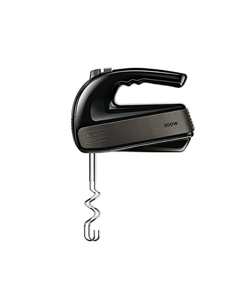 Sbattitore Black+Decker BXM500E 500W con Fruste e Ganci in Acciaio