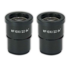 2 Pieces WF10X/22 Eyepiece f/ Stereo Microscope High Eye-point Mount 30mm 30.5mm