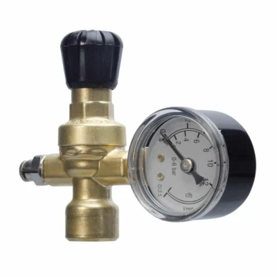 RIDUTTORE DI PRESSIONE ARGON PER BOMBOLE 1/2 LT SALDATURA MIG MAG TIG OXYTURBO
