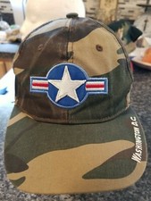 SMITHSONIAN NATIONAL AIR AND SPACE MUSEUM BASEBALL CAP HAT Black Rare USA Made