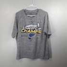 Fanatics St. Louis Blues 2019 Stanley Cup Champions Tee Men's Large Gray Nhl
