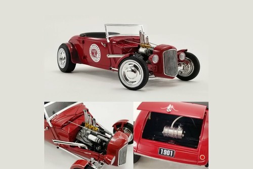INDIAN MOTORCYCLES 1934 HOT ROD ROADSTER 1/18 scale DIECAST CAR GMP 18958 - Picture 5 of 9