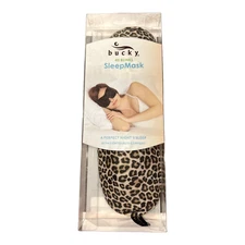 Bucky 40 Blinks Travel Sleep Mask Eye Mask Relaxation Mask Leopard New