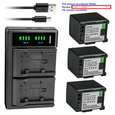 Kastar Battery LTD2 USB Charger for BP-820 & Canon XA10, XA11, XA15, XA20 Camera