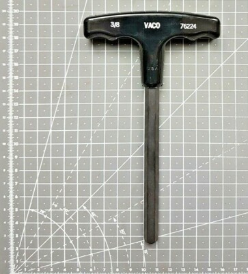Vaco 3/8' T-Griff Sechskantschlüssel 6' lang - 0,375'' - 3/8' - 9,53 mm Made in USA