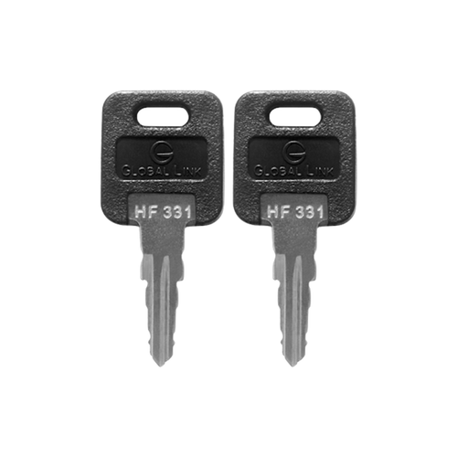 1 Pair FIC Fastec Precut Key to HF321 RV Trailer Keys CF EF HF Are The