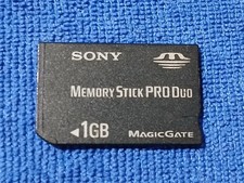 Sony 1Gb Memory Stick Pro Duo Magic Gate Memory Card Black PSP