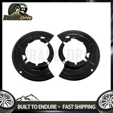 Front Brake Backing Plates Dust Shield For 2005-16 Ford F-250 F-350 F-450 F-550