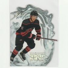 Ryan Suzuki Wave of the Future Rookie 2025-26 Flair Hockey Hurricanes Card WF-10