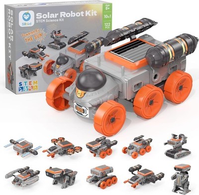 Sillbird Solar Roboter 10-in-1   STEM Lernspielzeug ab 8, 112 Teile