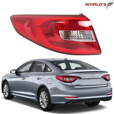 Rear Outer Driver Left Tail Lamp For Hyundai Sonata 2015-2017 Halogen Tail Light
