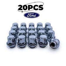 20 X FORD WHEEL NUTS ALLOY FIESTA MK5 MK6 MK7 MK8 M12 X 1.5 19MM OEM STYLE