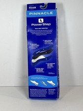 PINNACLE Powerstep INSOLES SIZE MAN'S 8-8 1/2 WOMAN'S 10-10 1/2 Neutral Arch