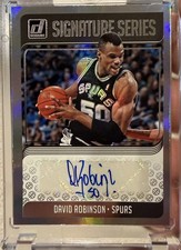 David Robinson 2018-19 Panini Donruss Signature Series Autograph HOF San Antonio