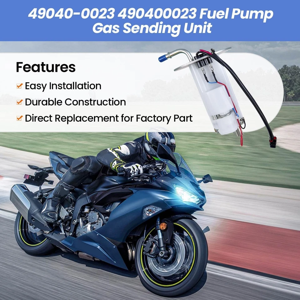 For Kawasaki Ninja ZX-6R ZX636 Replace 2008-2022 FUEL PUMP ASSEMBLY 49040-0819 Foto 2 de 4