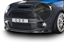 Cup Spoiler Lippe Front Ansatz Carbon Look für Mini Cooper S  R56 CSL512-C