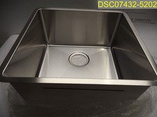 Elkay Crosstown SS 18-1/2"x18-1/2" x9" Single Bowl Undermount Sink ECTRU17179DBG
