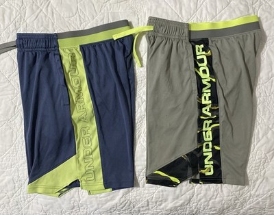 Lot of 2 -Youth Under Armour Athletic Shorts Size: YMD, Medium, UA, Heatgear