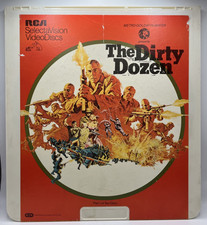 The Dirty Dozen CED VideoDisc 2 Discs 1967 MGM, RCA SelectaVision