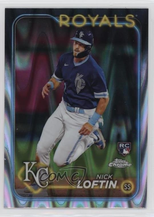 2024 Topps Chrome RayWave Refractor Nick Loftin #183 19yg