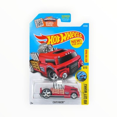 Hot Wheels Crate Racer 173/250 - Red - 2016 Mainline A