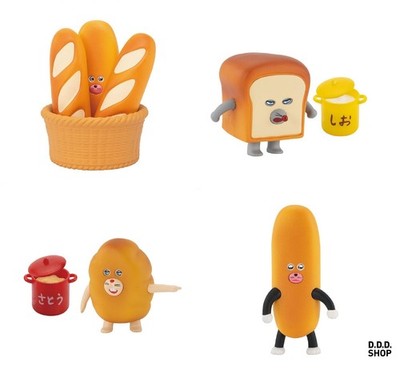 Pan Dorobou Brotdieb Figurensammlung 3. Serie 4 Stück Set Gashapon