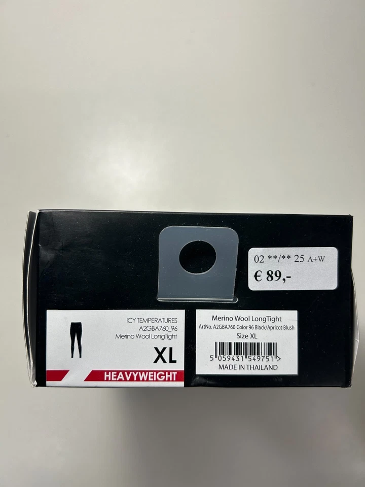Ropa interior deportiva deportes de invierno "MIZUNO MERINO WOOL Long Tight" talla XL / 42-44 Foto 2 de 4