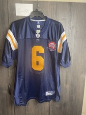 NWOT Reebok New York Jets Mark Sanchez #6 NFL Jersey Navy Yellow White Size 52