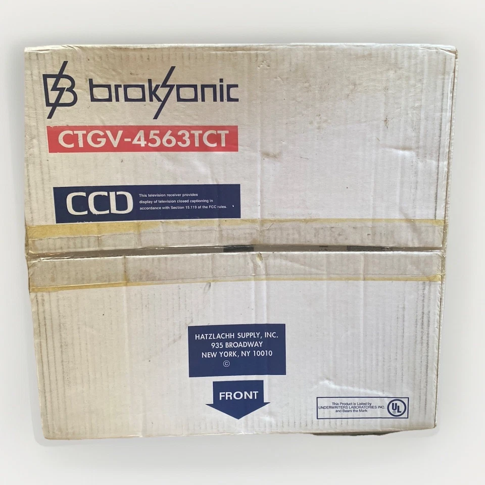 TV CRT Colorida Broksonic 13” 2001 CTGV-4563TCT - NOVA Na CAIXA Com REMOTO - Imagem 3 de 4