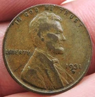 1931 D Lincoln Wheat Cent VF