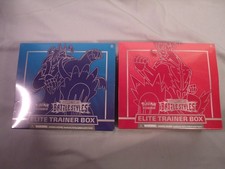 Pokemon Battle Styles ETB Lot of 2 (Red & Blue) NEW FACTORY SEALED Elite Trainer