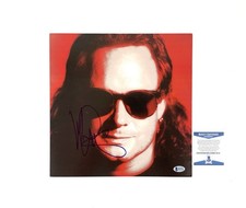 Van Halen Michael Anthony Signed 12x12 Promo Poster BAS Certified Chickenfoot Van Halen Michael Anthony Signed 12x12 Promo Poster BAS Certified Chickenfoot