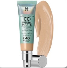 IT Cosmetics CC Matte Cream - Light - 1.08oz SPF 40 Full Buildable Cover