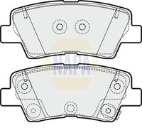 Bremsbelagsatz BremsklöTze FüR Hyundai I10 BA IA AC3 AI3 I20 GB BC3 BI3