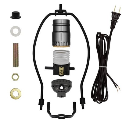 Creative Hobbies ML93HK Black Finish Make-A-Lamp Kit with All Parts 