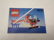 LEGO ® Bauanleitung Legoland Town 6531 Feuerwehr Instruction ungelocht 297