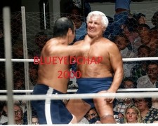 JOHN TOLOS VS FRED BLASSIE WRESTLER 8 X 10 WRETSLING PHOTO NWA WWWF