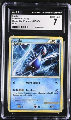 CGC 7 Lugia 2010 Black Star Promos HGSS02 Holo Pokemon Card 2010 Promo
