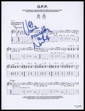 Vin Rock "Naughty By Nature" AUTOGRAPH Signed 'O.P.P.' 8.5x11 Sheet Music ACOA
