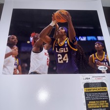 ANEESAH MORROW Signed 8 x 10 Basketball WNBA Photo LSU Tigers JSA COA AUTOGRAPH