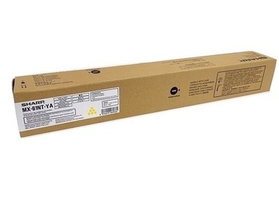 Genuine Sharp MX-61NTYA Yellow Toner. Brand New Sealed, We Ship Fast!