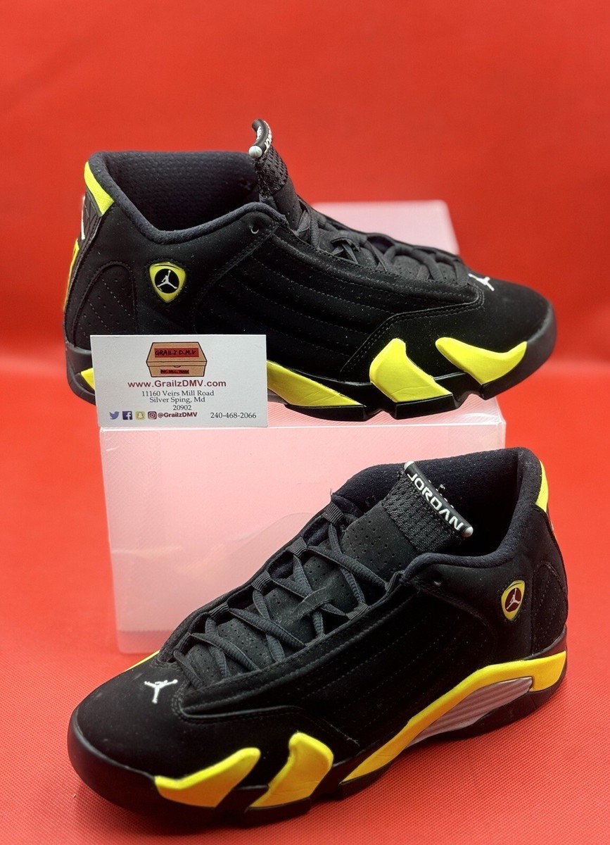Air Jordan Retro 14 BG Thunder Size 6.5Y Black Vibrant Air Jordan Retro 14 BG Thunder Size 6.5Y Black Vibrant