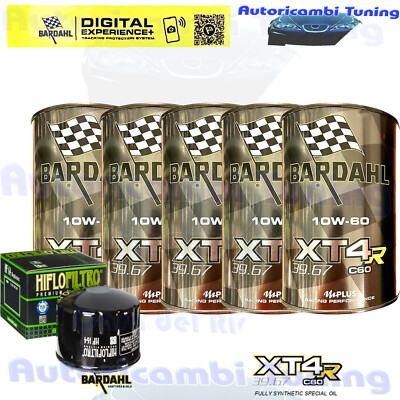 Set Service Bardahl Öl XT4R 10W60 + Filter Für BMW K1600 B� 2020