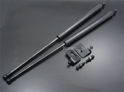 Fit Toyota Supra MK4 JZA80 2JZ Bonnet Hood Black Carbon Gas Strut Shock Damper - 第 1/10 張圖片
