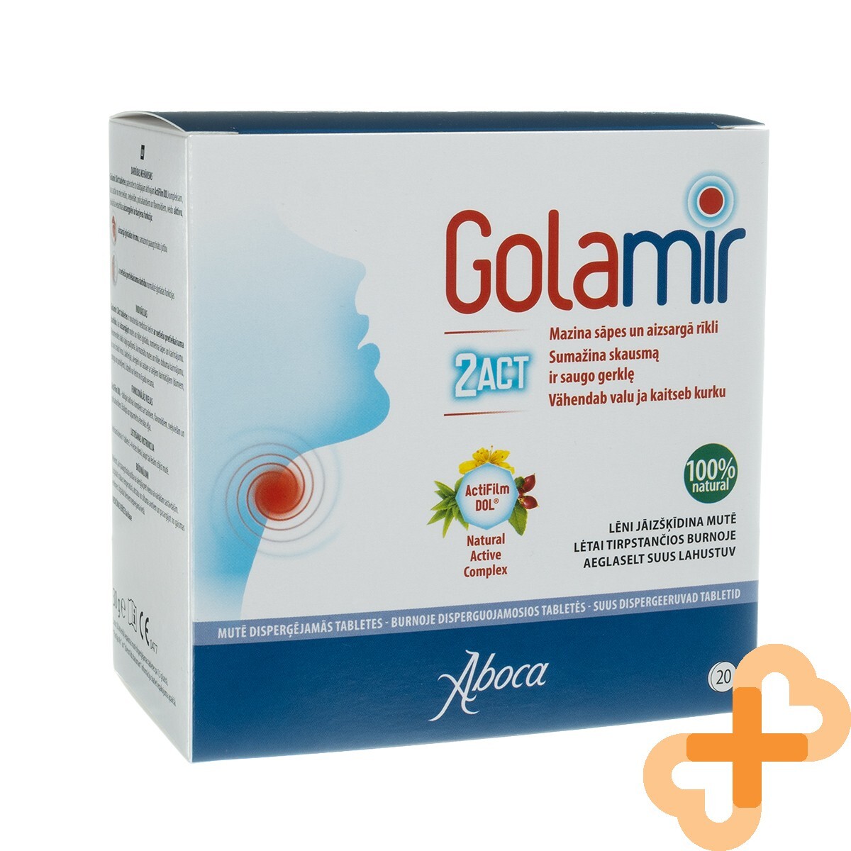 Golamir 2ACT Orally Dispergierbar Tabletten N20 Hals Gesundheit Schmerzen Stütze